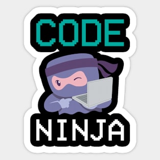 Code Ninja Software Engineer Developer Sticker